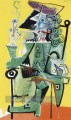 Mousquetaire a la pipe 4 1968 cubisme Pablo Picasso